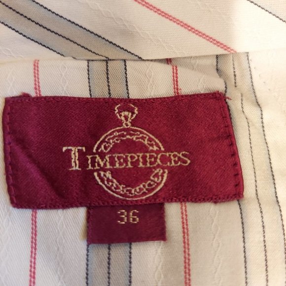 Timepieces Trousers Mens Size 36x33 100% Wool Classic Pleated dark grey brushed - Picture 12 of 12